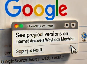 Google integra Wayback machine en sus resultados de búsqueda